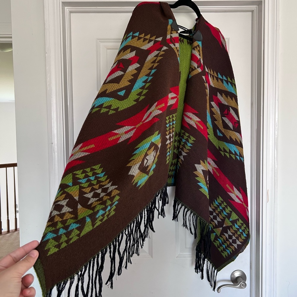 Hooded Poncho - image 1